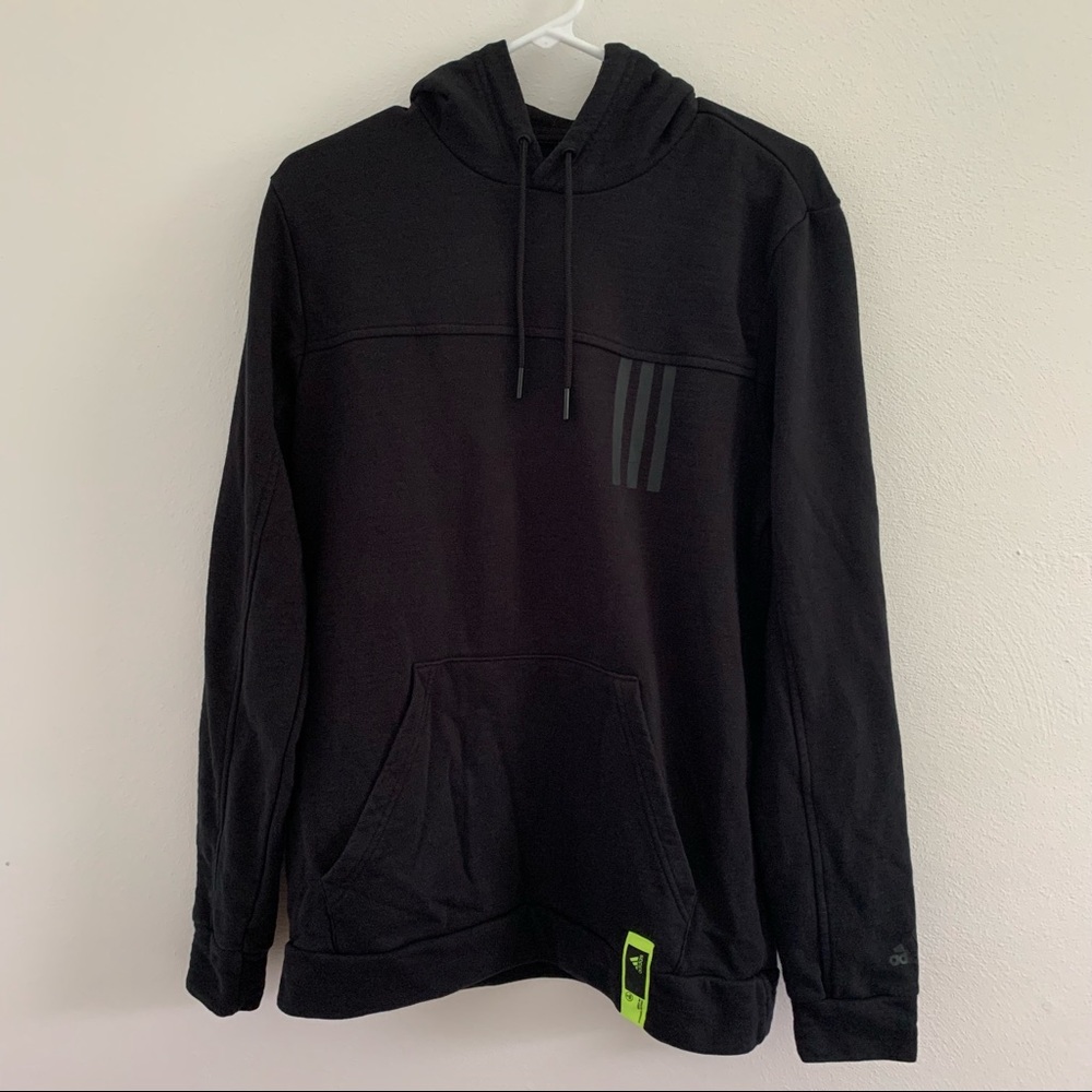 Adidas post game lite all black hoodie